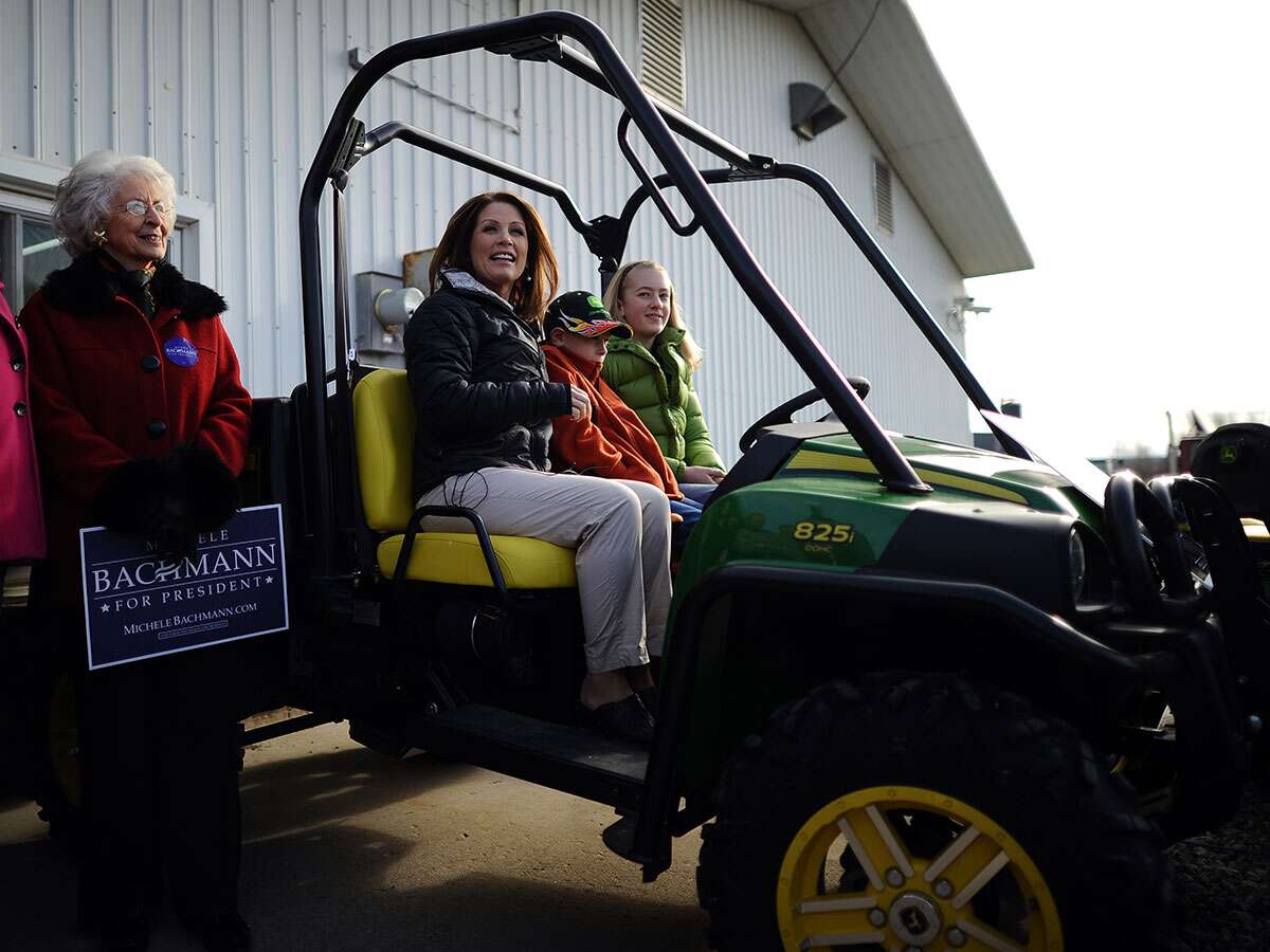 Apropos of the Iowa Caucus, Presidential Candidates Riding Tractors - The Drive1200 x 900