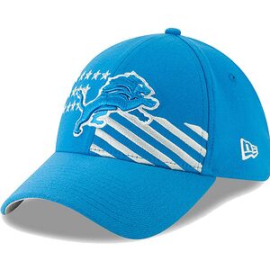 Detroit Lions New Era 2019 NFL Draft On-Stage Official 39THIRTY Flex Hat u2013 Blue